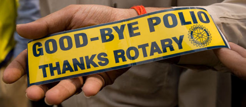 Rotary jobber med å utrydde polio på verdensbasis